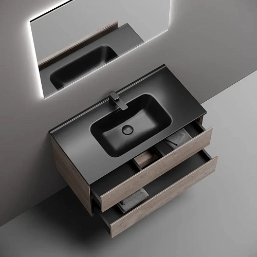 Тумба под раковину Sancos Marmi 2.0 MR2.090EG 890х445х520 дуб галифакс натуральный, подвесная Тумба под раковину Sancos Marmi 2.0 MR2.090EG 890х445х520 дуб галифакс натуральный, подвесная