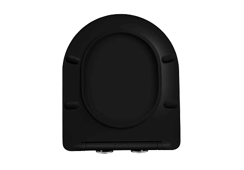 Крышка-сиденье Aquatek МИЯ AQ0204-MB черный матовый Крышка-сиденье Aquatek МИЯ AQ0204-MB черный матовый