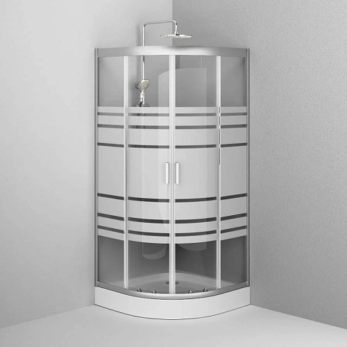 Душевой уголок AM.PM Tender W45G-301-090TM Twin Slide 90 90x90, профиль хром, стекло прозрачное Душевой уголок AM.PM Tender W45G-301-090TM Twin Slide 90 90x90, профиль хром, стекло прозрачное