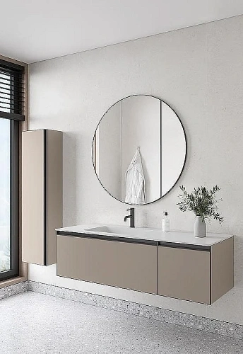 Тумба под раковину Armadi Art QUATRO 2 140см (100+40) DAPHNE профиль ANTHRACITE 790-M2-140-D-A Тумба под раковину Armadi Art QUATRO 2 140см (100+40) DAPHNE профиль ANTHRACITE 790-M2-140-D-A