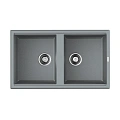Кухонная мойка Omoikiri Tedori 86-2-GR Tetogranit/leningrad grey 4993572 Кухонная мойка Omoikiri Tedori 86-2-GR Tetogranit/leningrad grey 4993572