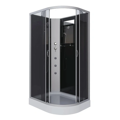 Душевая кабина Niagara Classic NG-3512-14LBKG (1200х800х2000) низкий поддон (13см) стекло тонированное 35121433LBKG Душевая кабина Niagara Classic NG-3512-14LBKG (1200х800х2000) низкий поддон (13см) стекло тонированное 35121433LBKG