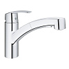 Картинка анонса товара «смеситель для кухни grohe start 2015 с выдвижной лейкой, хром (30307000)»