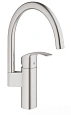 Смеситель для кухни GROHE Eurosmart c высоким изливом, суперсталь (33202DC2) Смеситель для кухни GROHE Eurosmart c высоким изливом, суперсталь (33202DC2)