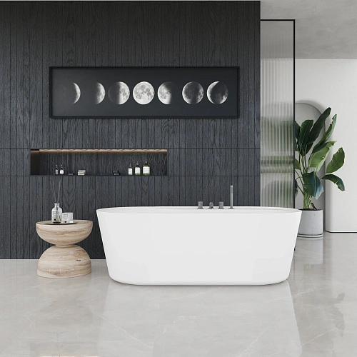 Ванна отдельностоящая AQUAme AQM3505MW-R белый Ванна отдельностоящая AQUAme AQM3505MW-R белый