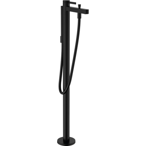 Смеситель для ванны Hansgrohe Finoris напольный 76445670, матовый черный Смеситель для ванны Hansgrohe Finoris напольный 76445670, матовый черный