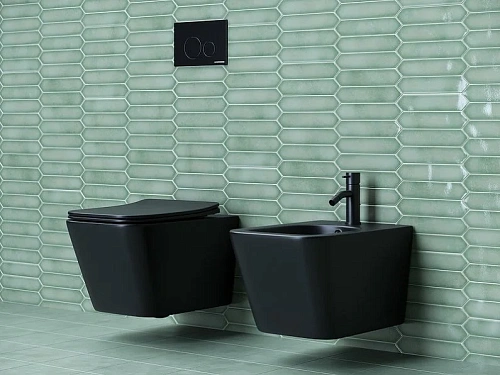 Унитаз подвесной Ceramica Nova METRIC CN3007MB черный матовый Унитаз подвесной Ceramica Nova METRIC CN3007MB черный матовый