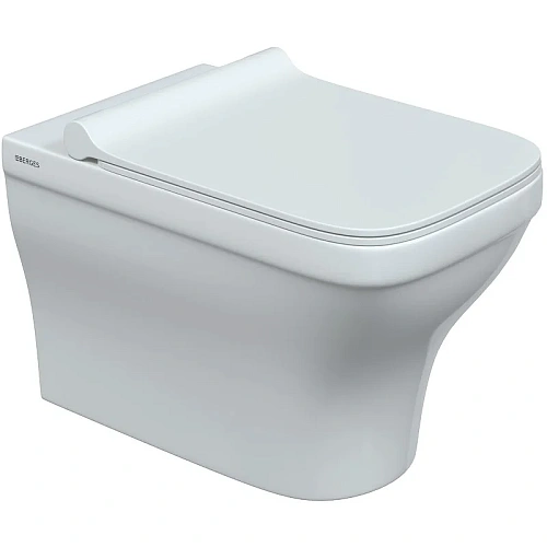 Комплект унитаза BERGES Strati Rimless с инсталляцией NOVUM кнопкой L1 белой, сидение дюропласт Stra 042452 Комплект унитаза BERGES Strati Rimless с инсталляцией NOVUM кнопкой L1 белой, сидение дюропласт Stra 042452