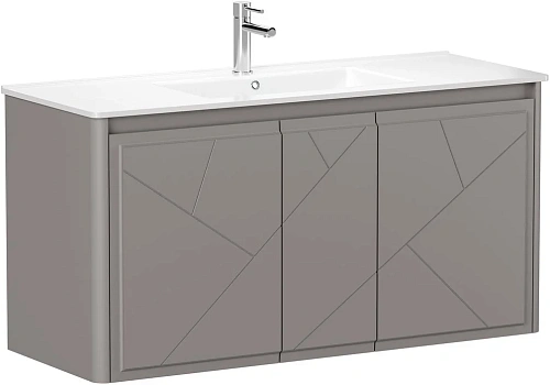 Тумба под раковину Allen Brau Paris 120 1.360004.PGM платина матовый Тумба под раковину Allen Brau Paris 120 1.360004.PGM платина матовый