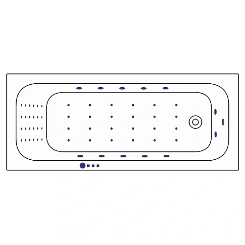 Акриловая ванна WHITECROSS Vibe 180x75 "NANO" золото гидромассажная 0105.180075.100.NANO.GL Акриловая ванна WHITECROSS Vibe 180x75 "NANO" золото гидромассажная 0105.180075.100.NANO.GL