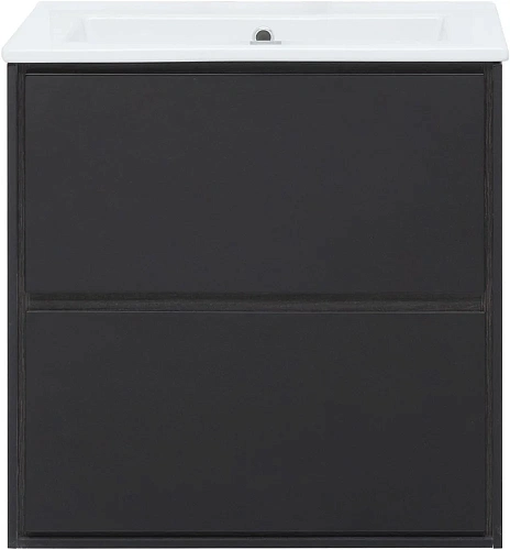 Тумба под раковину Aquanet Милан 65 черный глянец 00306379 Тумба под раковину Aquanet Милан 65 черный глянец 00306379