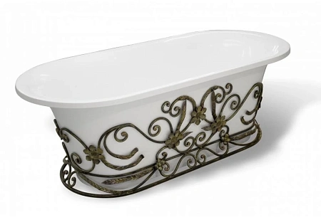 Кованая подставка Эстет ФР-00001074 для ванны Лион патина Кованая подставка Эстет ФР-00001074 для ванны Лион патина