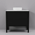 Тумба с раковиной ArtDecco Elisa 90 AES09F78S300 черный дуб Тумба с раковиной ArtDecco Elisa 90 AES09F78S300 черный дуб