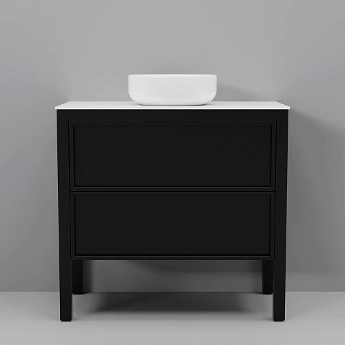 Тумба с раковиной ArtDecco Elisa 90 AES09F78S300 черный дуб Тумба с раковиной ArtDecco Elisa 90 AES09F78S300 черный дуб