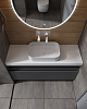 Картинка анонса товара «тумба под раковину armadi art flat 120см антрацит глянец vallessi uno-s 897-120-a glossy»
