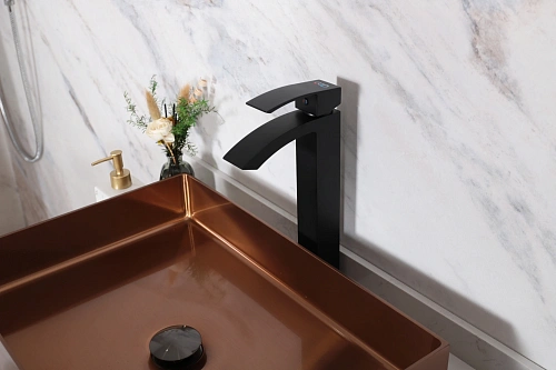 Смеситель для раковины Gid Victoria L120-BM-D L120BMD черный матовый Смеситель для раковины Gid Victoria L120-BM-D L120BMD черный матовый