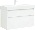 Тумба под раковину Aquanet Nova Lite 100 (SLIM SYNERGY) белый, 2 ящика 00249940 Тумба под раковину Aquanet Nova Lite 100 (SLIM SYNERGY) белый, 2 ящика 00249940