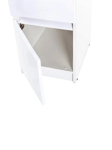 Тумба с раковиной Orange Sistema ST-40TUW+RAL напольная, левая 100 см под стиральную машину, белый Тумба с раковиной Orange Sistema ST-40TUW+RAL напольная, левая 100 см под стиральную машину, белый