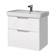 Тумба под раковину DREJA Q, 70 см, подвесная, 2 ящика, белый глянец 99.0002 Тумба под раковину DREJA Q, 70 см, подвесная, 2 ящика, белый глянец 99.0002