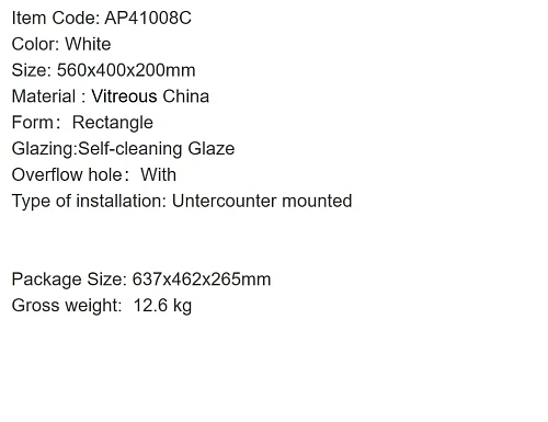 Раковина ARROW AP41008C встраиваемая снизу Раковина ARROW AP41008C встраиваемая снизу