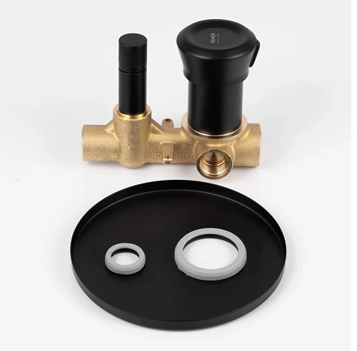 Смеситель для душа Remer Element ET09HNO, черный матовый Смеситель для душа Remer Element ET09HNO, черный матовый