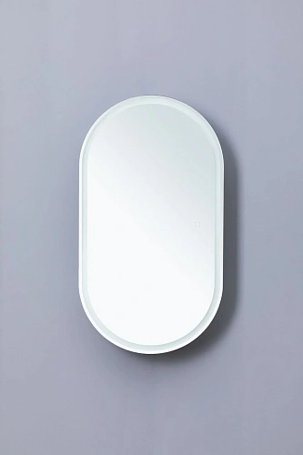 Зеркальный шкаф Aquanet Монте 50 00344787белый, с LED подсветкой Зеркальный шкаф Aquanet Монте 50 00344787белый, с LED подсветкой