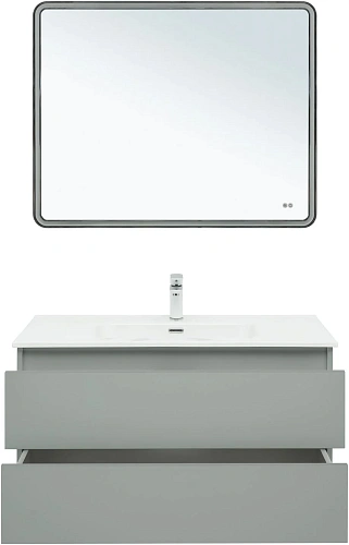 Тумба под раковину Aquanet Вега 2.0 100 мисти грин 00337957 подвесная Тумба под раковину Aquanet Вега 2.0 100 мисти грин 00337957 подвесная