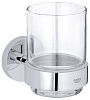 Картинка анонса товара «стакан grohe essentials (40447001) с держателем, хром»