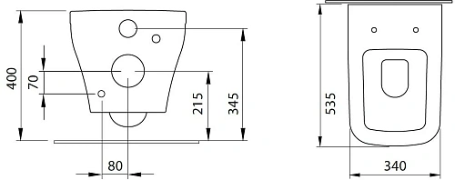 Унитаз подвесной Allen Brau Infinity 4.21011.31 с крышкой, черный матовый Унитаз подвесной Allen Brau Infinity 4.21011.31 с крышкой, черный матовый