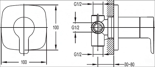 Смеситель для душа CEZARES TESORO-F-DEV3-01 Смеситель для душа CEZARES TESORO-F-DEV3-01