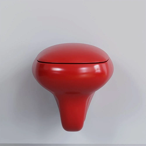 Крышка-сиденье Ambassador Diamond 122T21101 (толстое) КРАСНОЕ Крышка-сиденье Ambassador Diamond 122T21101 (толстое) КРАСНОЕ