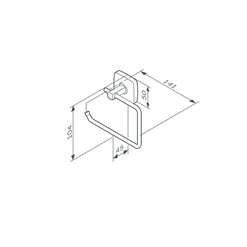 Держатель туалетной бумаги AM.PM Gem A9034122, черный Держатель туалетной бумаги AM.PM Gem A9034122, черный