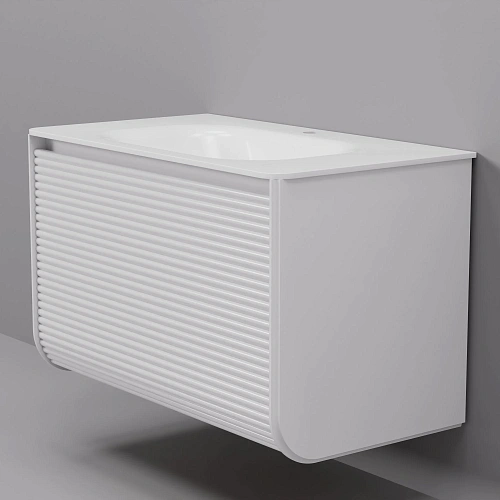 Тумба с раковиной ArtDecco Lucia 80 ALC08W43S100 серый Тумба с раковиной ArtDecco Lucia 80 ALC08W43S100 серый