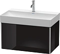 Тумба под раковину Duravit XSquare XS406204040 подвесная 78 см черный глянцевый Тумба под раковину Duravit XSquare XS406204040 подвесная 78 см черный глянцевый