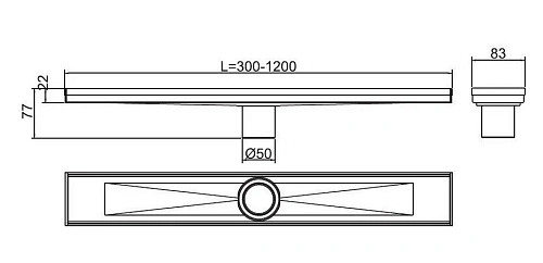 Душевой трап RGW SDR-02-Q 21210280-02 Душевой трап RGW SDR-02-Q 21210280-02