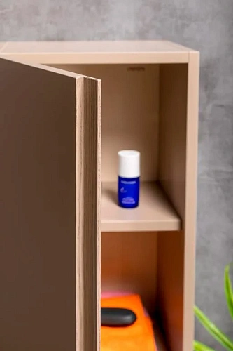 Шкаф-пенал Boheme CAPOLDA latte 849-120-LA Шкаф-пенал Boheme CAPOLDA latte 849-120-LA