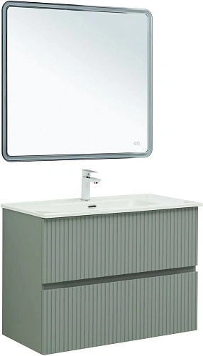 Тумба под раковину Aquanet Джейн 90 мисти грин 00313319 напольная/подвесная Тумба под раковину Aquanet Джейн 90 мисти грин 00313319 напольная/подвесная