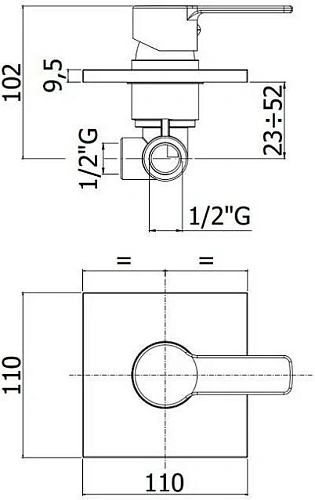 Смеситель для душа Paffoni Red RED010CR/М(с внутренней частью) RED010CR/M Смеситель для душа Paffoni Red RED010CR/М(с внутренней частью) RED010CR/M