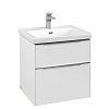 Картинка анонса товара «тумба под раковину villeroy &amp; boch subway 3.0 с подсветкой pure white / pure white c578l0vf»
