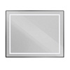 Картинка анонса товара «зеркало belbagno spc-kraft-1000-800-sens-nero 1000x800x32 мм с подсветкой и сенсорным выключателем»