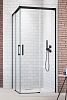 Картинка анонса товара «душевая дверь radaway idea black kdd 100 right черный/прозрачное 1000x2005 387062-54-01r»