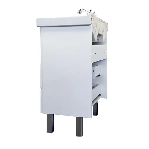 Тумба с раковиной Comforty Никосия 60Н 00-00011160 белый глянец раковина Fest 60 Тумба с раковиной Comforty Никосия 60Н 00-00011160 белый глянец раковина Fest 60