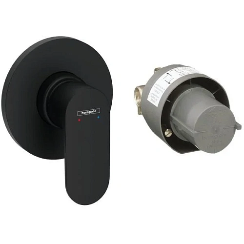 Смеситель для душа Hansgrohe Rebris S, скрытого монтажа, в комплекте со скрытой частью 72648670, мат Смеситель для душа Hansgrohe Rebris S, скрытого монтажа, в комплекте со скрытой частью 72648670, мат