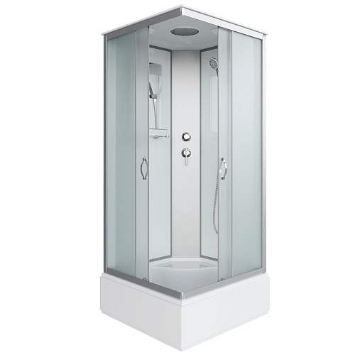 Душевая кабина Niagara Classic NG-1108-14 (900х900х2150) средний поддон (26см) стекло матовое с полкой тонированное 11081424 Душевая кабина Niagara Classic NG-1108-14 (900х900х2150) средний поддон (26см) стекло матовое с полкой тонированное 11081424