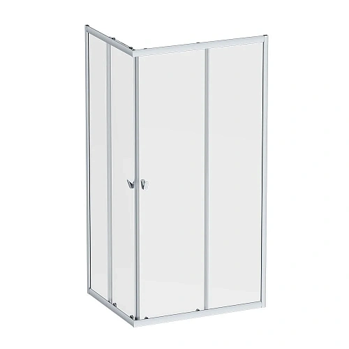 Душевой уголок AM.PM Sunny W87G-403-10080-MT 100x80 серебро, стекло прозрачное Душевой уголок AM.PM Sunny W87G-403-10080-MT 100x80 серебро, стекло прозрачное