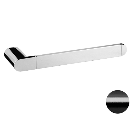 Полотенцедержатель Remer Lounge LN44CFP, черный брашированный хром Полотенцедержатель Remer Lounge LN44CFP, черный брашированный хром