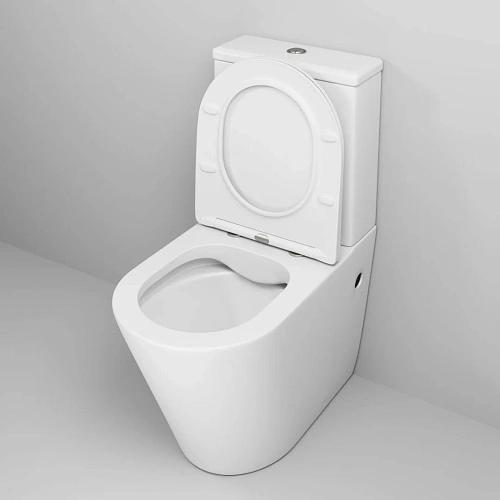 Унитаз напольный GROSSMAN GR-4480MS Color 620x365x810 белый матовый безободковый с тонкой крышкой Унитаз напольный GROSSMAN GR-4480MS Color 620x365x810 белый матовый безободковый с тонкой крышкой