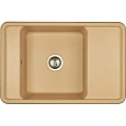 Кухонная мойка Aquaton Беллис 78 1A725032BS260 из литого мрамора, латте Кухонная мойка Aquaton Беллис 78 1A725032BS260 из литого мрамора, латте