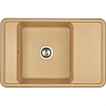 Кухонная мойка Aquaton Беллис 78 1A725032BS260 из литого мрамора, латте Кухонная мойка Aquaton Беллис 78 1A725032BS260 из литого мрамора, латте