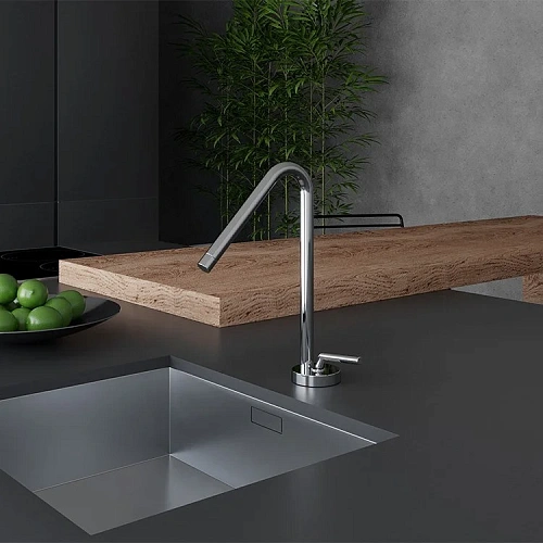 Смеситель для раковины Paini Cox 78PZ211 с донным клапаном, черный матовый PVD Смеситель для раковины Paini Cox 78PZ211 с донным клапаном, черный матовый PVD